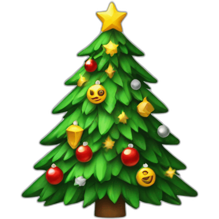 Gaming Christmas tree emoji