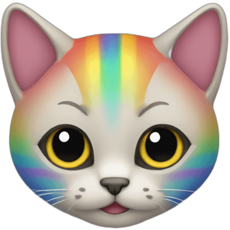 Gato arcoiris  emoji