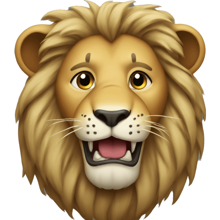 Lion with heart broken  emoji