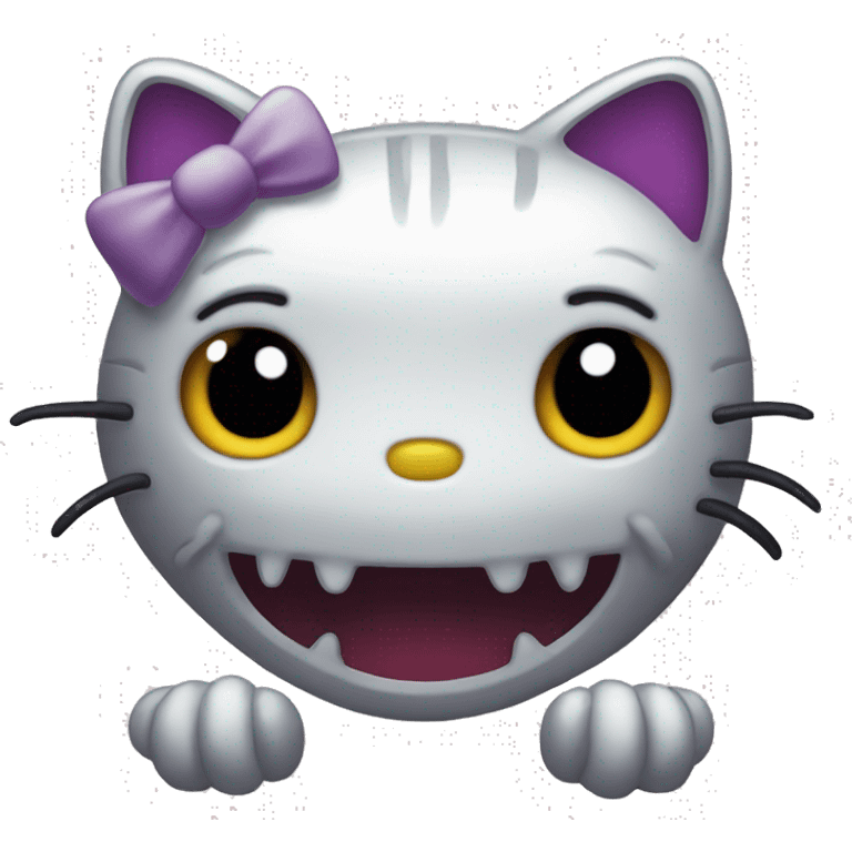 spooky hello kitty  emoji