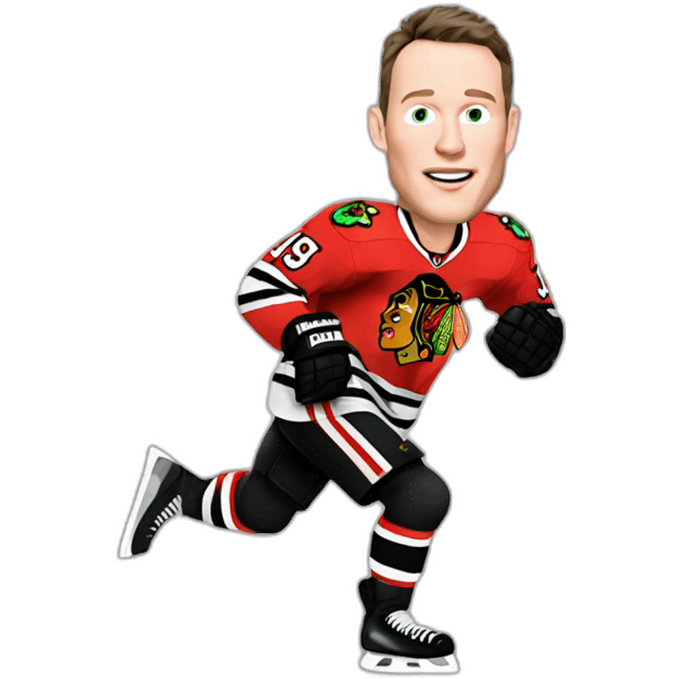 Jonathan Toews running emoji