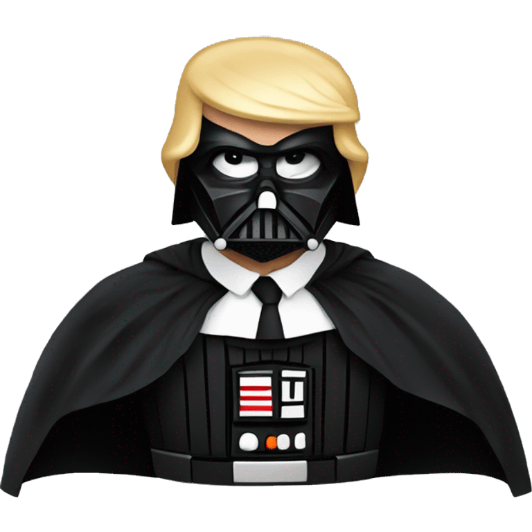 Donald Trump in darth vader outfit  emoji