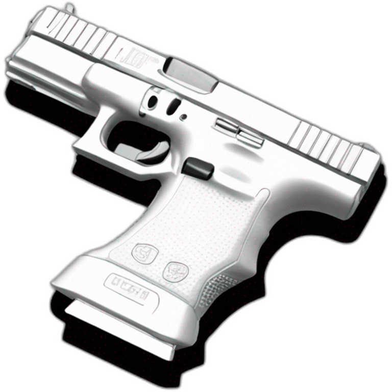 Glock 17 pistol emoji