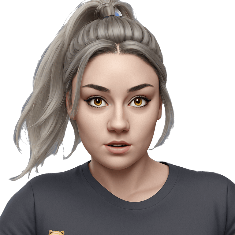 realistic portrait of girl emoji