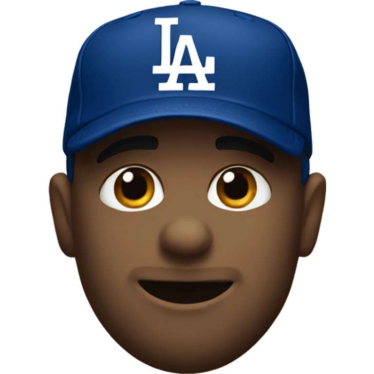 LA dodgers logo emoji