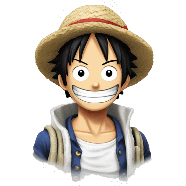 Luffy from One Piece in gear 5 emoji