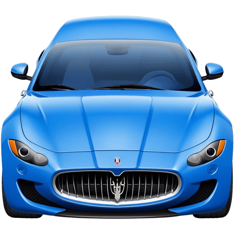 Blue Maserati  emoji