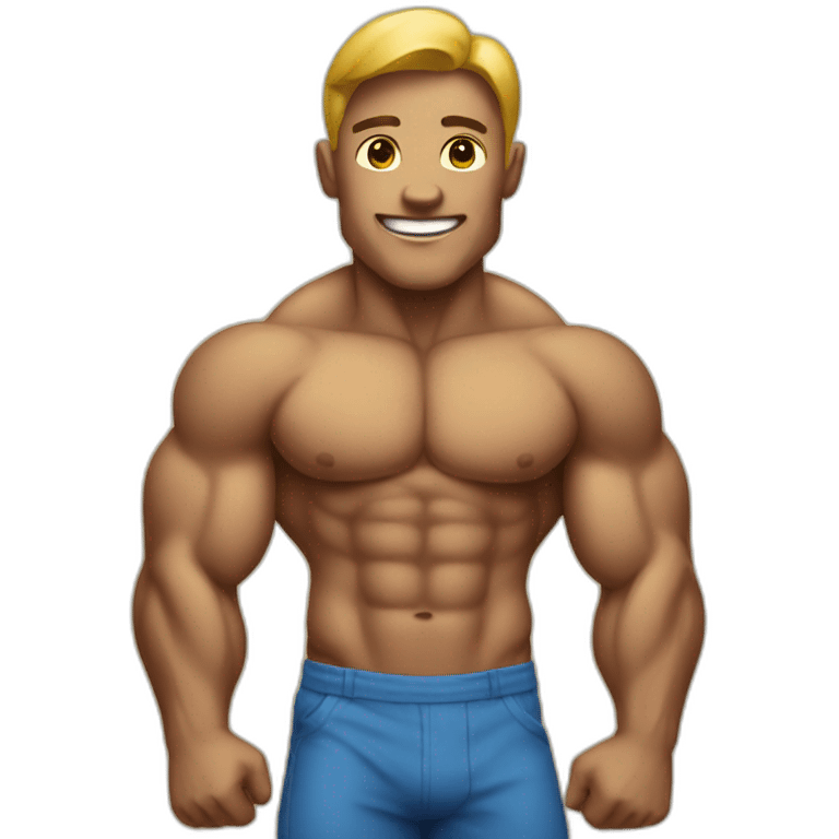 Body builder emoji