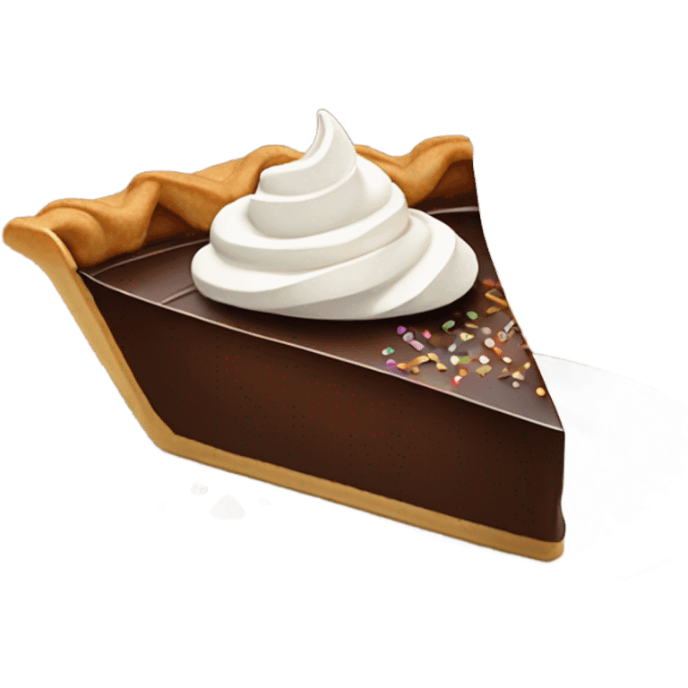 Chocolate pie emoji