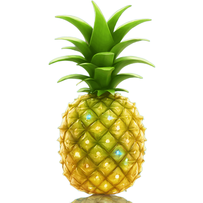 sparkling pineapple emoji