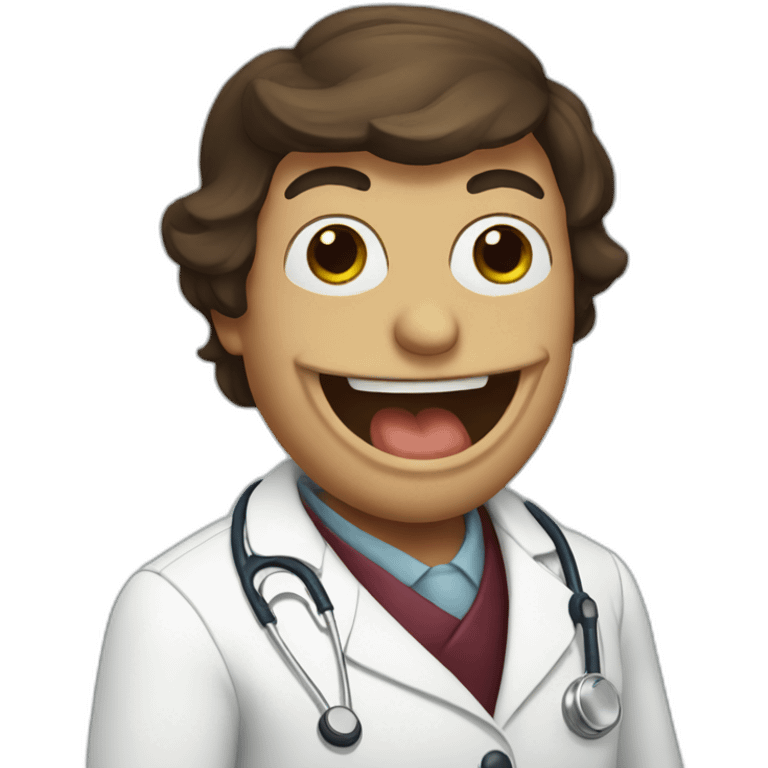 Pepe doctor laughing emoji