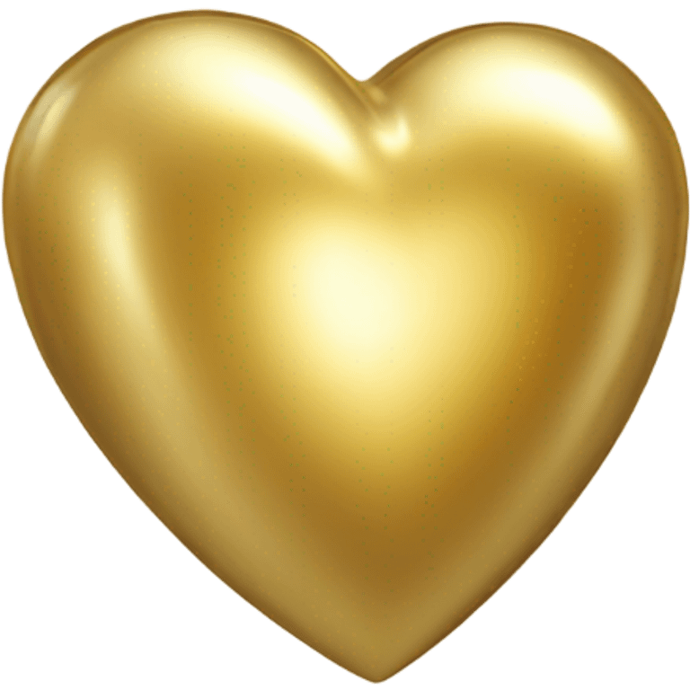 Gold Heart emoji