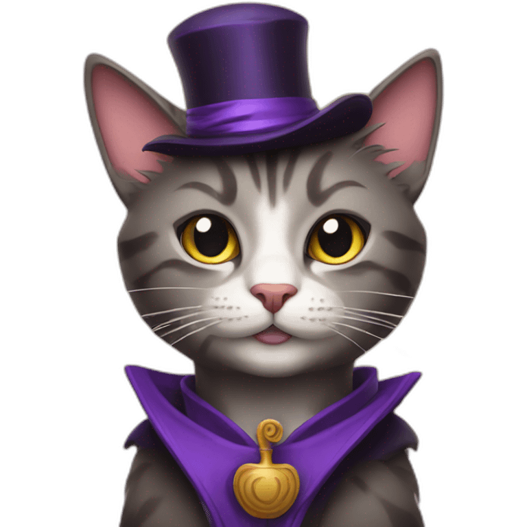 cat magician emoji