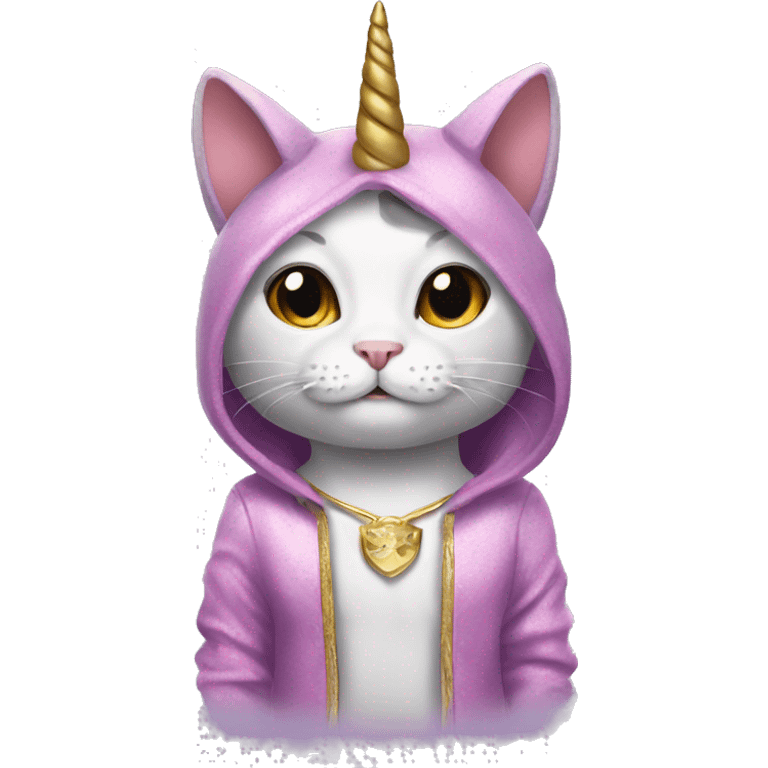 cat with unicorn outfit emoji