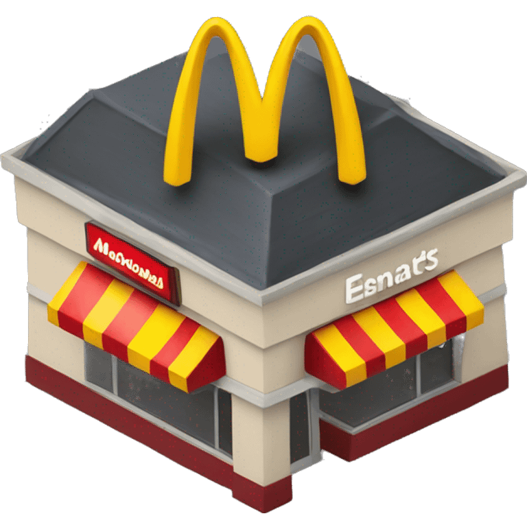 mcdonalds restaurant emoji