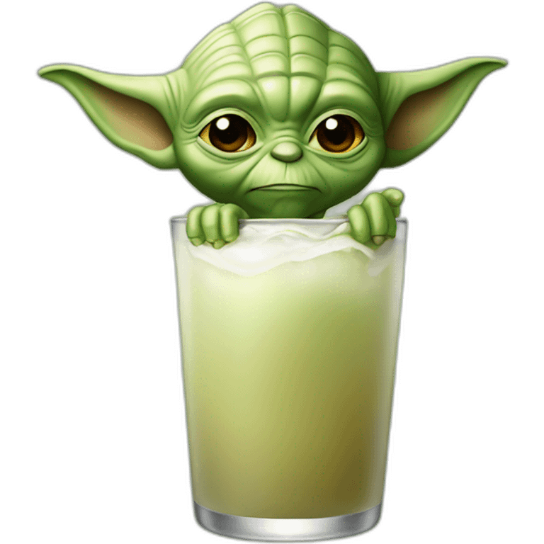 Yoda drink emoji