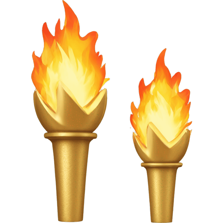 Olympic flame Paris 2024 emoji