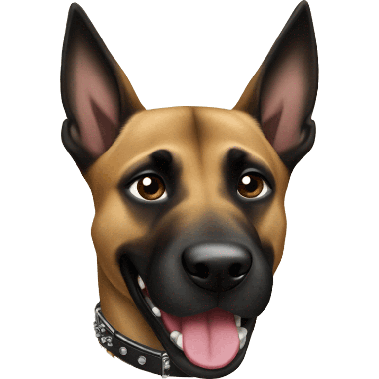 Malinois dog rockstar musican emoji