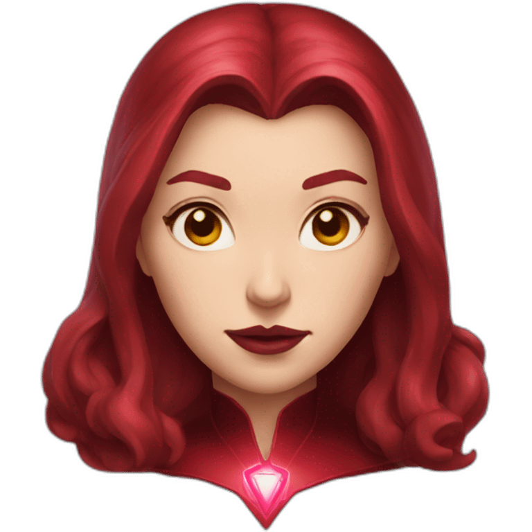 Marvel Scarlet Witch head emoji