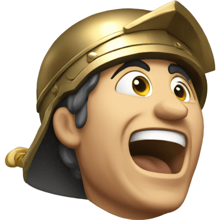 roman soldier hystericly laughing emoji