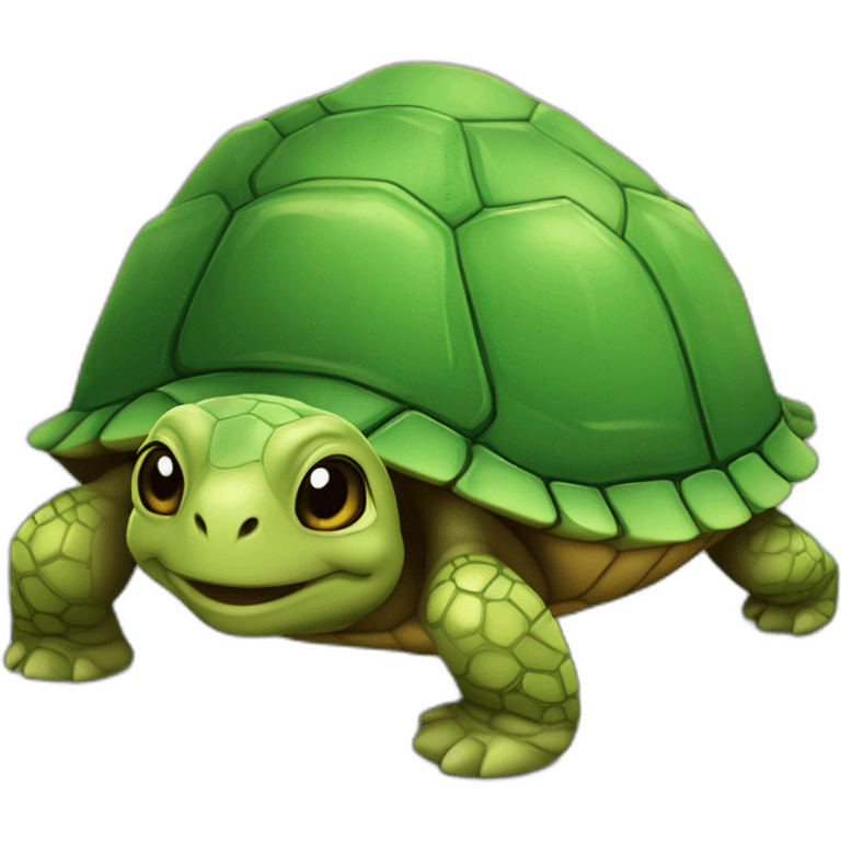 Tortue sur tortue emoji