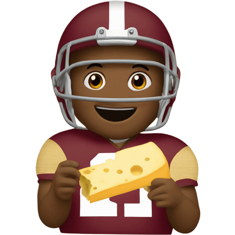 FSU Seminole with cheese emoji