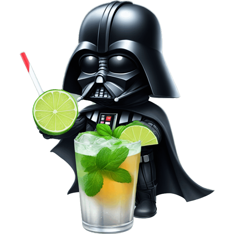 darth vader with mojito emoji