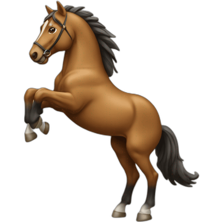 Cheval qui saute emoji