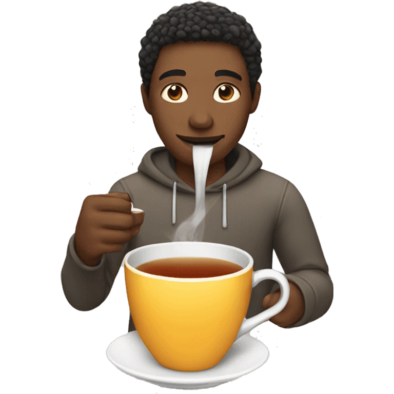 Person drinking tea emoji