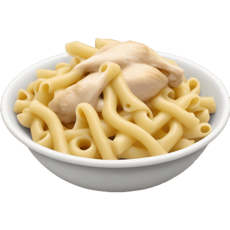 Chicken Alfredo pasta emoji