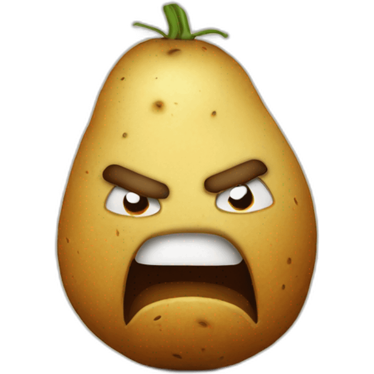 angry potato emoji