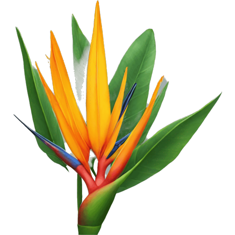 Birds of paradise plant emoji