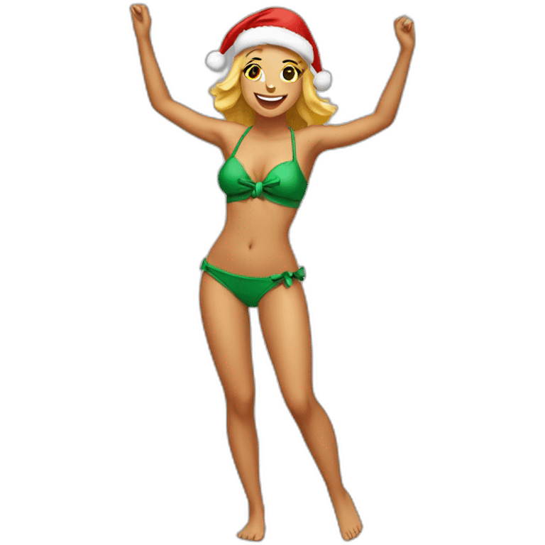 dancing-christmas-bikini-full-body emoji