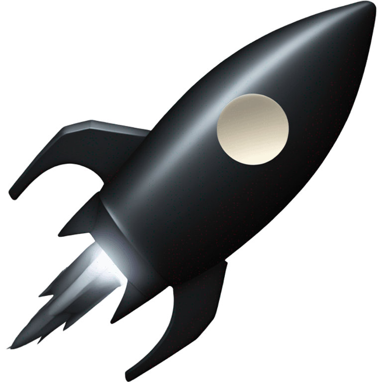 combine the dark moon with the rocket emoji