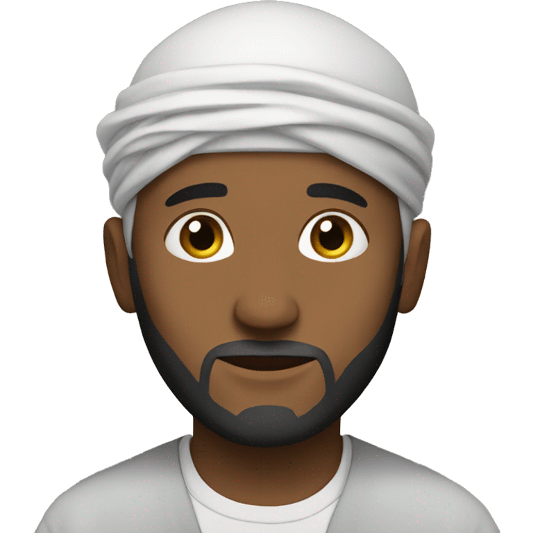 Muslim man pray emoji