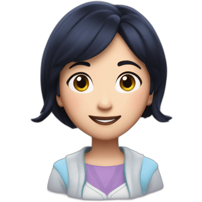 marinette du-pain cheng from the tv show miraculous emoji