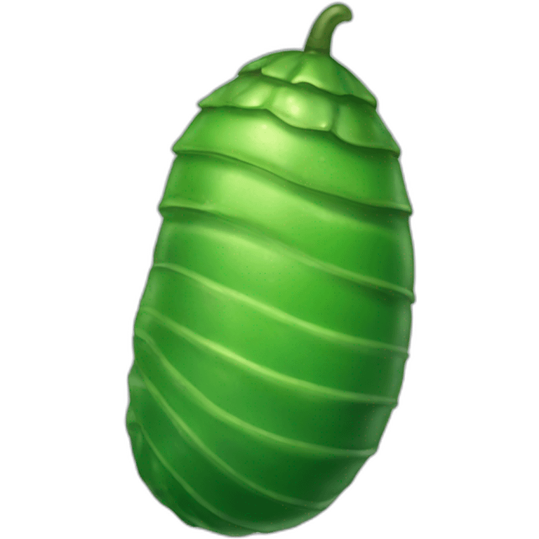 green pupa emoji