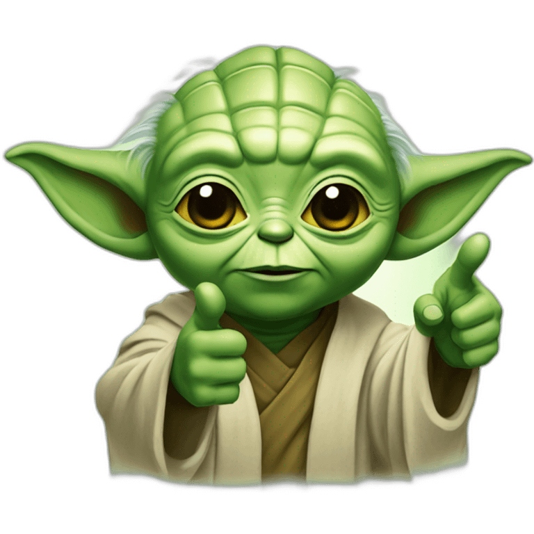 Yoda Thumb up  emoji