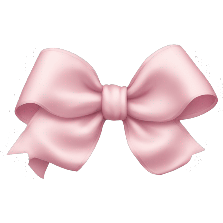 Light pink bow emoji