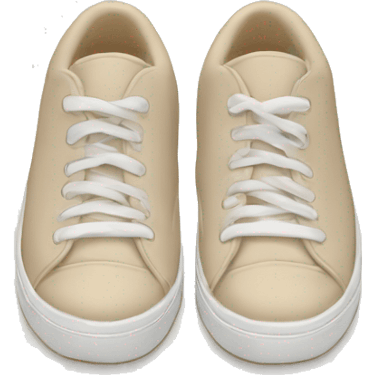 beige and white sneakers emoji