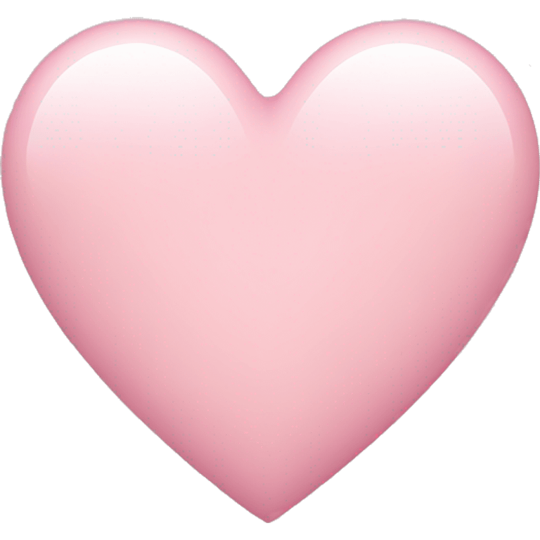 Light pink heart emoji