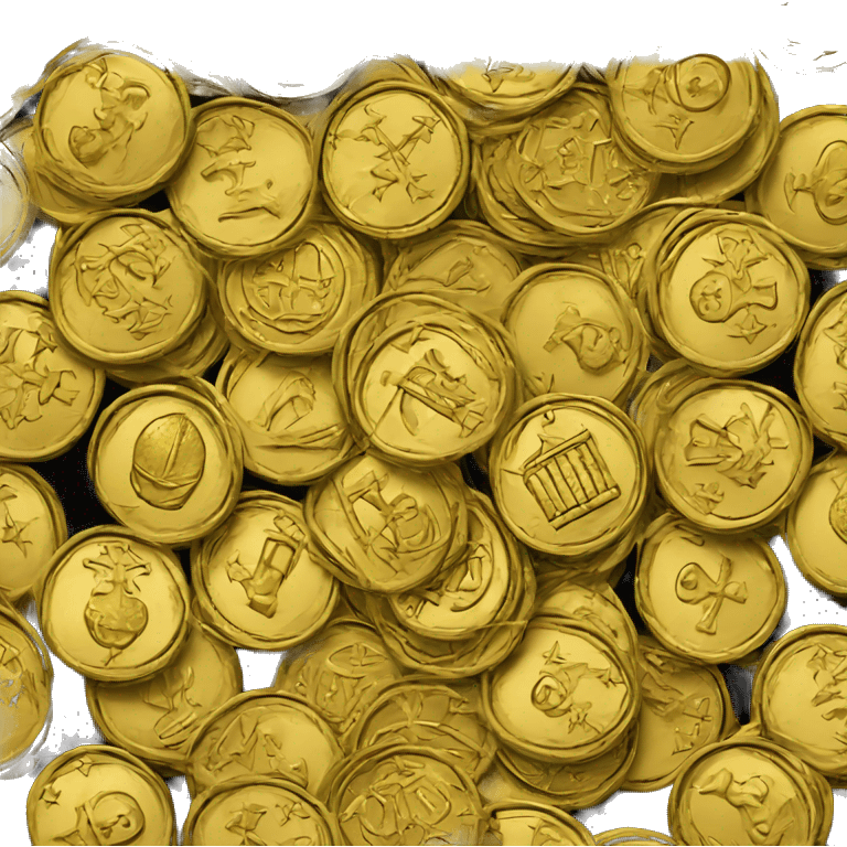 medieval gold coins emoji