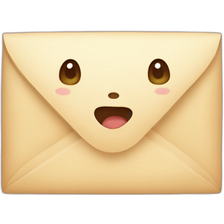 Cute letter emoji