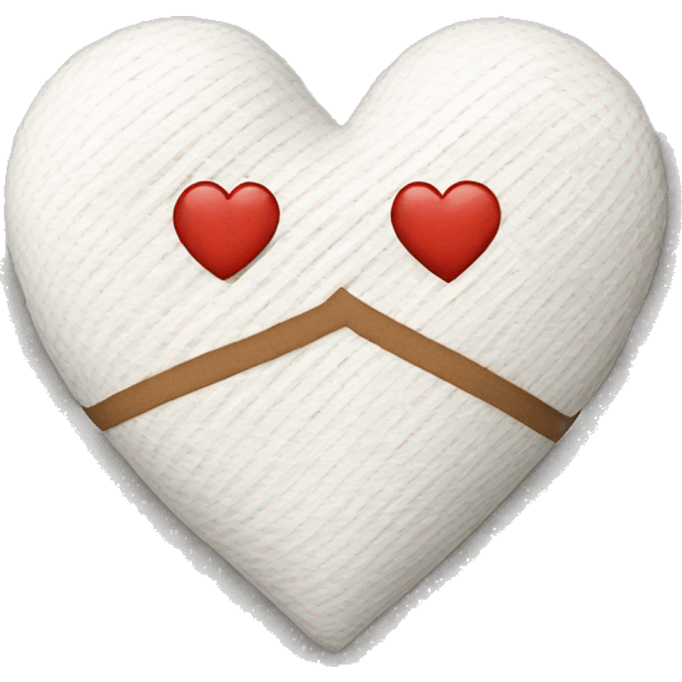 A bandage heart emoji