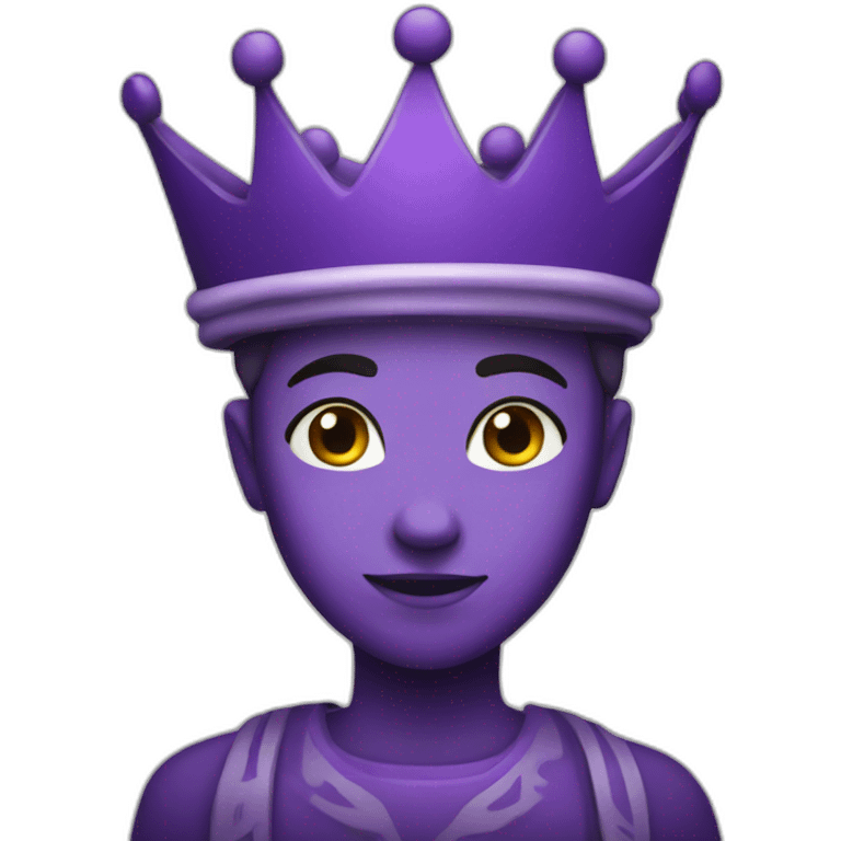 purple crown emoji