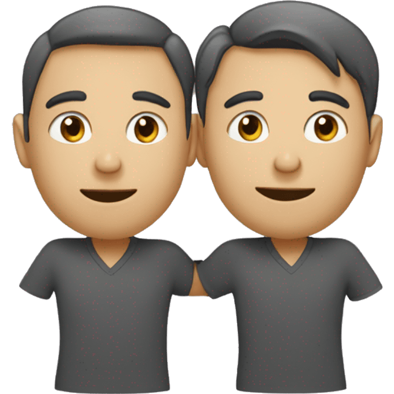 Deux âme sœur qui s'embrassent emoji