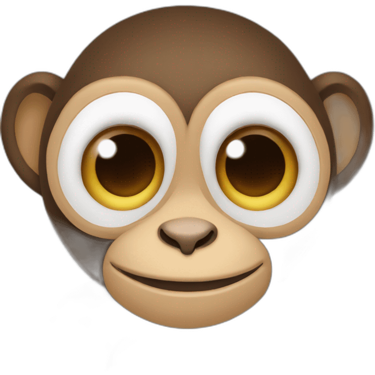 Monkey covering lower parts emoji