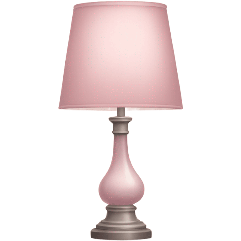 Pale pink lamp emoji