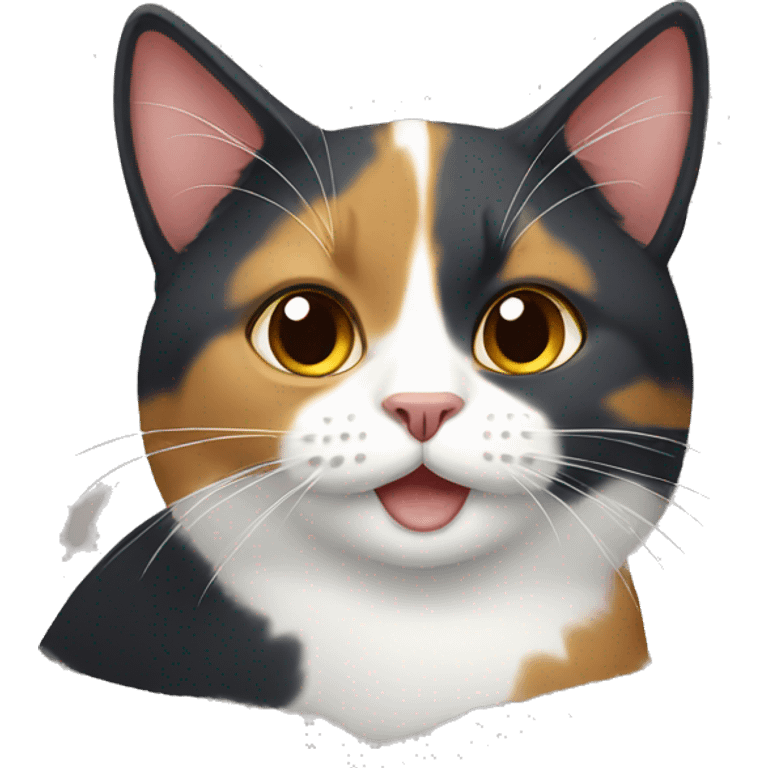 tricolor cat emoji