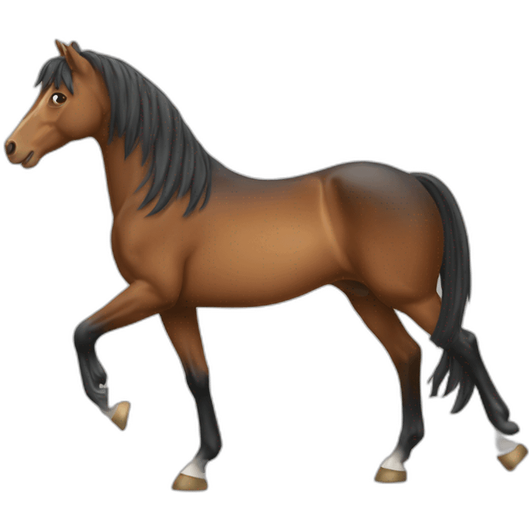 Cheval qui galope emoji